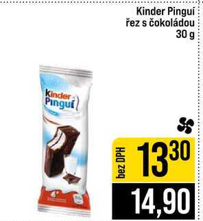 Kinder Pinguí řez s čokoládou 30 g