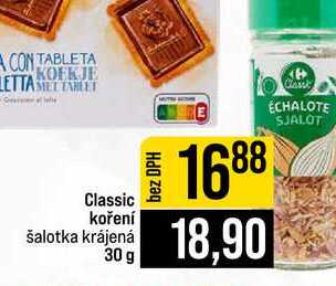Classic koření šalotka krájená 30 g