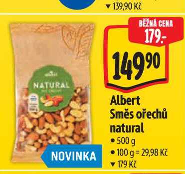   Albert Směs ořechů natural  500 g 