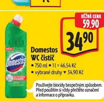 Domestos WC čistič  750 ml Albert