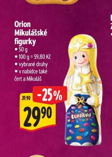Orion Mikulášské figurky 50g