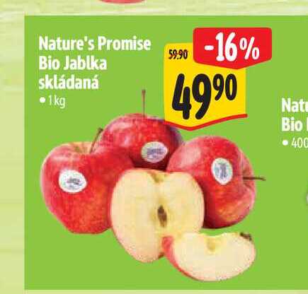 Nature's Promise Bio Jablka 1 kg