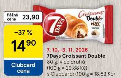 7Days Croissant Double, 80 g