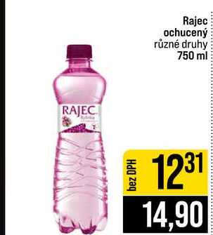 Rajec ochucený různé druhy 750 ml