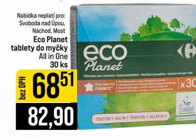 Eco Planet tablety do myčky All in One 30 ks