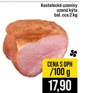 Kostelecké uzeniny uzená kýta bal. cca 2 kg