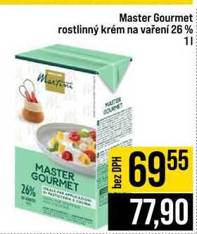 Master Gourmet rostlinný krém na vaření 26% 1l