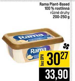 Rama Plant-Based 100% rostlinná různé druhy 200-250 g