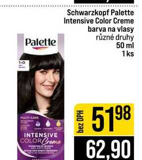 Schwarzkopf Palette Intensive Color Creme Palette barva na vlasy různé druhy 50 ml 1ks JIP
