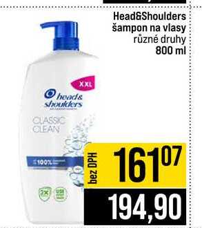 Head&Shoulders šampon na vlasy různé druhy 800 ml JIP
