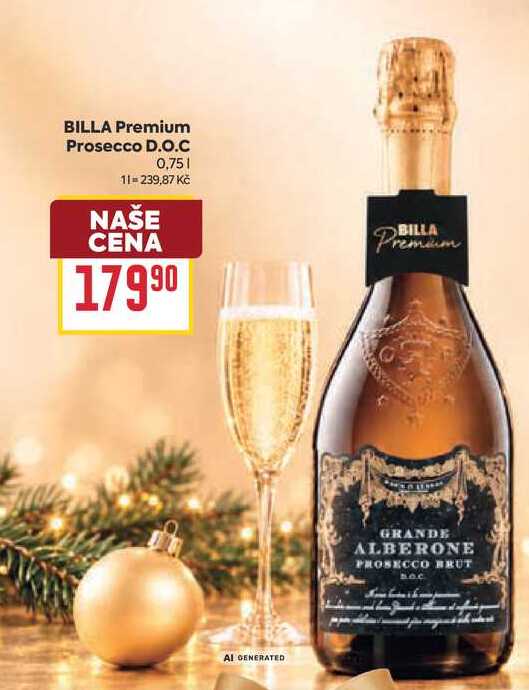 BILLA Premium Prosecco D.O.C 0,75l