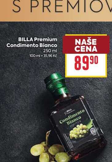 BILLA Premium Condimento Bianco 250ml