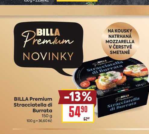 BILLA Premium Stracciatella di Burrata 150 g