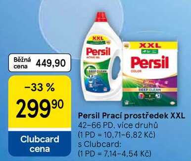Persil Prací prostředek XXL, 42-66 PD, více druhů Tesco