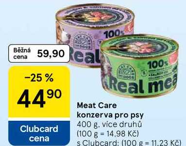 Meat Care konzerva pro psy, 400 g