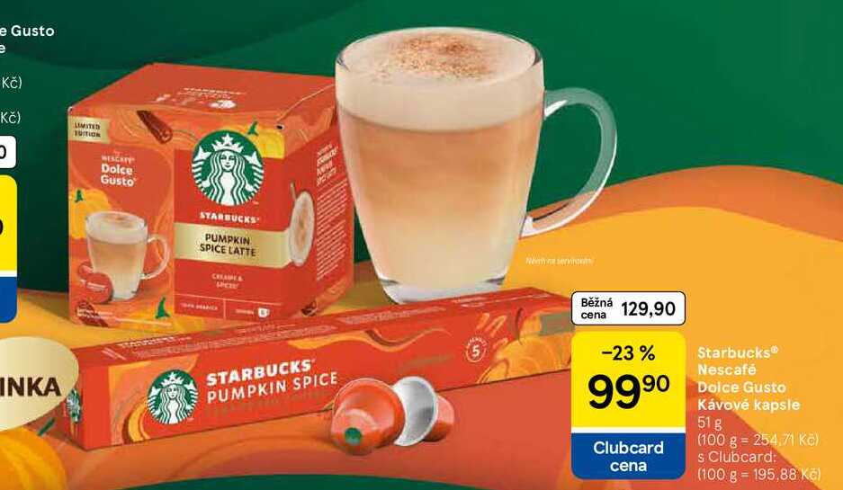 Starbucks® Nescafé Dolce Gusto Kávové kapsle, 51 g