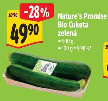 Nature's Promise Bio Cuketa zelená, 500 g