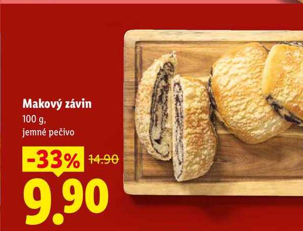 Makový závin, 100 g