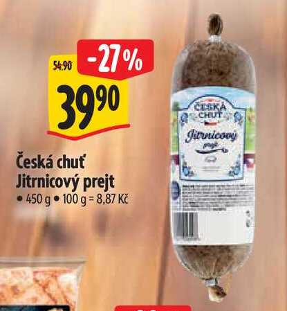 Česká chuť Jitrnicový prejt, 450 g
