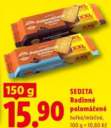 SEDITA Rodinné polomáčené, 150 g