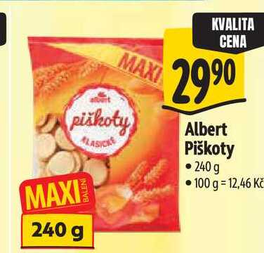 Albert Piškoty, 240 g