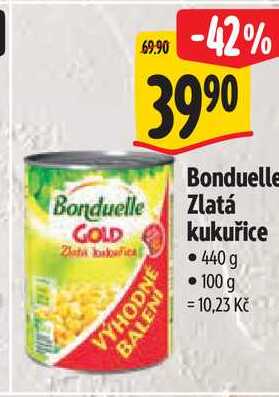 Bonduelle Zlatá kukuřice, 440 g