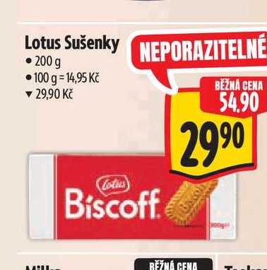 Lotus Sušenky 200 g
