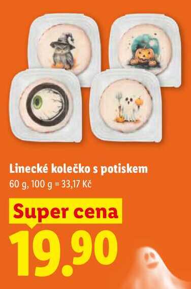Linecké kolečko s potiskem, 60 g