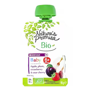 Nature's Promise Bio ovocné pyré 90 g Albert