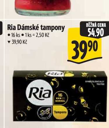 Ria Dámské tampony  16 ks Albert