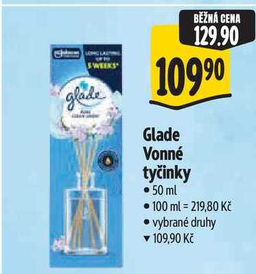 Glade Vonné tyčinky, 50 ml 