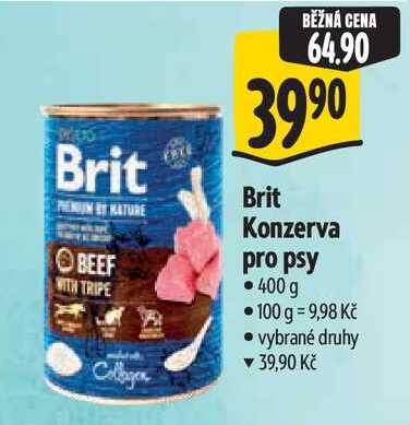Brit Konzerva pro psy, 400 g