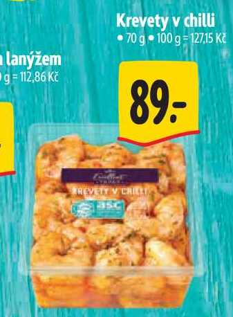 Krevety v chilli, 70 g