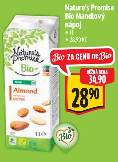Nature's Promise Bio Mandlový nápoj, 1 l