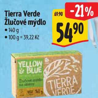 Tierra Verde Žlučové mýdlo, 140 g Albert