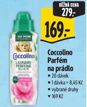 Coccolino Parfém na prádlo, 20 dávek Albert
