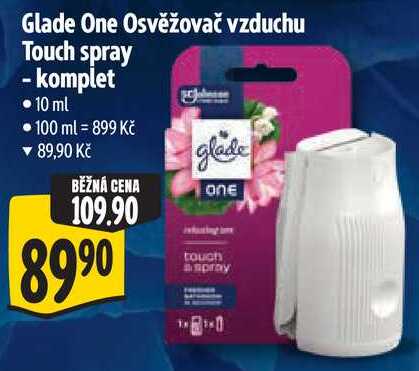 Glade One Osvěžovač vzduchu Touch spray - komplet, 10 ml Albert