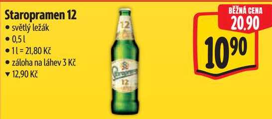 Staropramen 12, 0,5 l