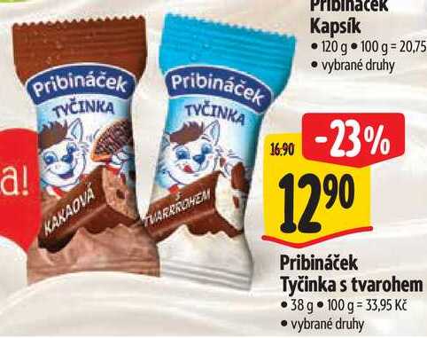 Pribináček Tyčinka s tvarohem, 38 g