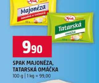 SPAK MAJONÉZA, TATARSKÁ OMÁČKA 100 g