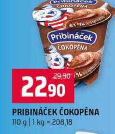 PRIBINÁČEK ČOKOPĚNA 110 g