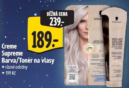Creme Supreme Barva/Toner na vlasy Albert