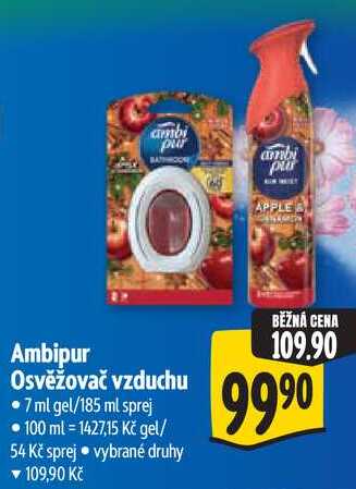 Ambipur Osvěžovač vzduchu, 7 ml gel/185 ml sprej Albert