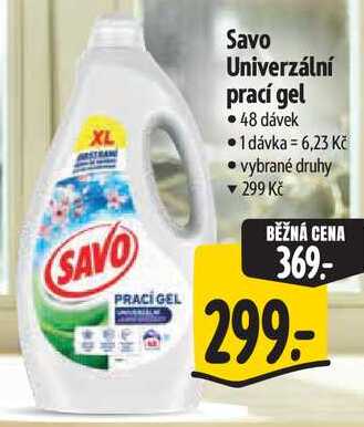 Savo Univerzální prací gel, 48 dávek