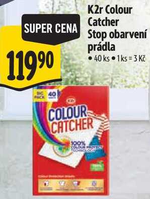 K2r Colour Catcher Stop obarvení prádla, 40 ks Albert