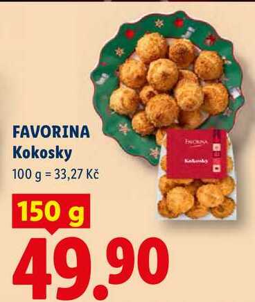 FAVORINA Kokosky, 100 g  