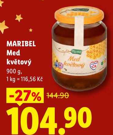 MARIBEL Med květový, 900 g