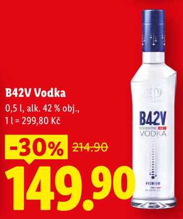 B42V Vodka, 0,5 l v akci