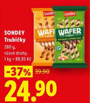 SONDEY Trubičky, 280 g