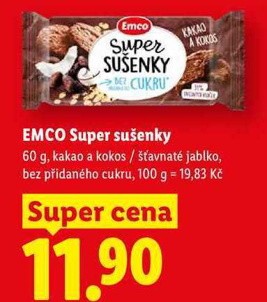 EMCO Super sušenky, 60 g